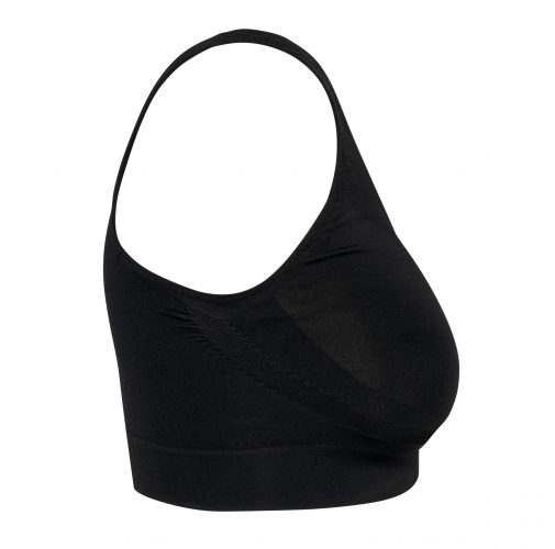 black Sujetador efecto push-up ecorresponsable sin costuras