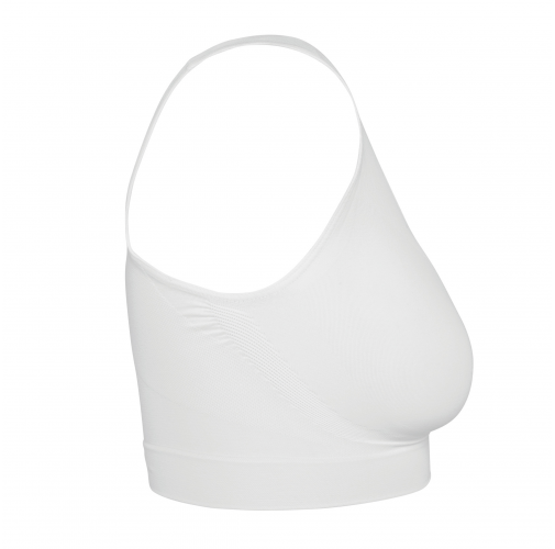 white Sujetador efecto push-up ecorresponsable sin costuras