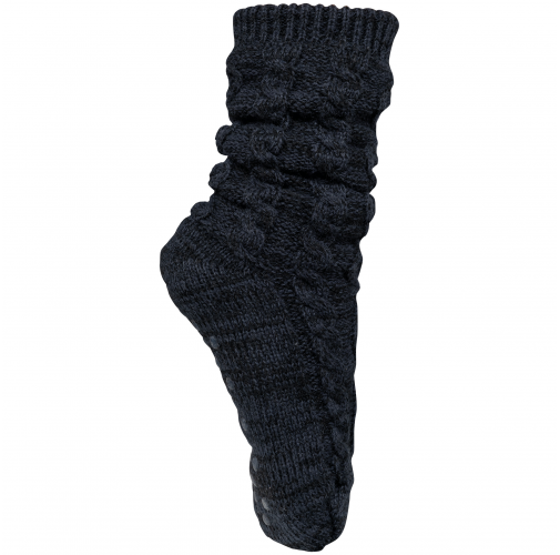 night navy melange Calcetines Lounge - forro borreguito
