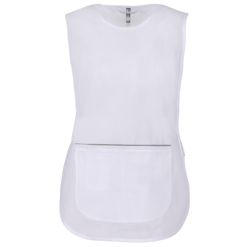 white Delantal/Casulla mujer