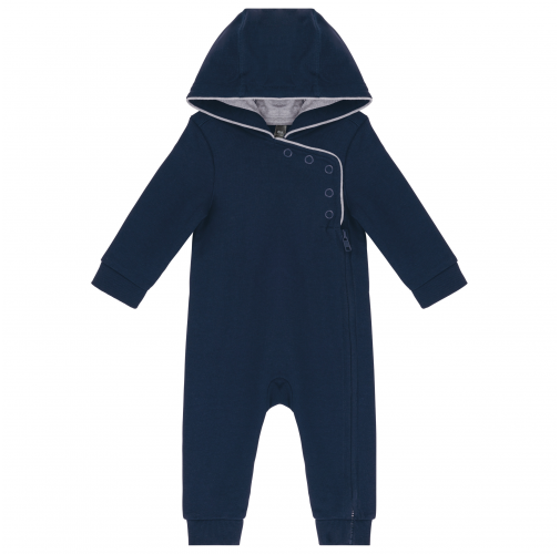navy / oxford grey Mono con capucha bebé