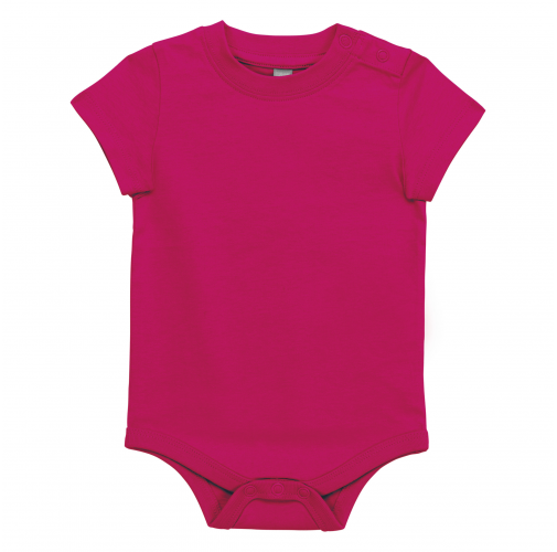 fuchsia Body manga corta bebé