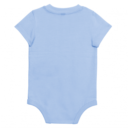 sky blue Body manga corta bebé