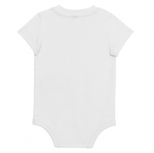 white Body manga corta bebé