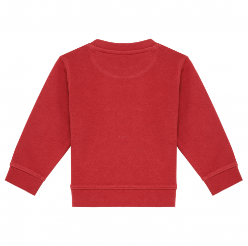 terracotta red Sudadera ecorresponsable bebé