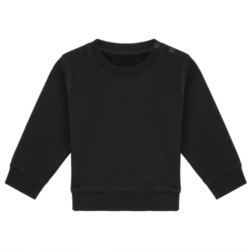 black Sudadera ecorresponsable bebé