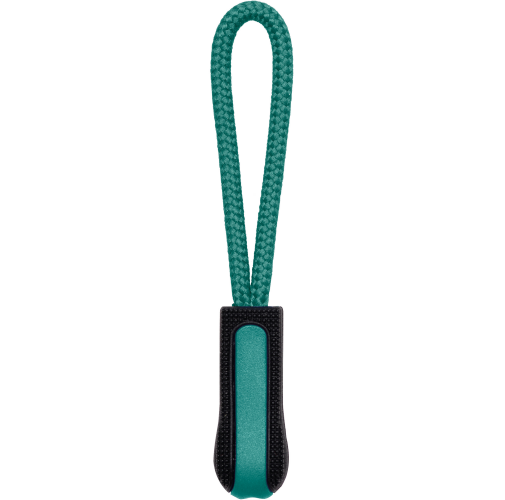 black / kelly green Tirador de cremallera