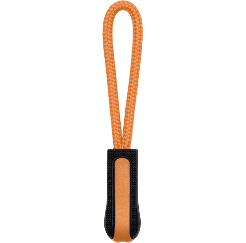 black / orange Tirador de cremallera