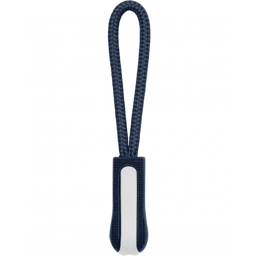 navy / white Tirador de cremallera