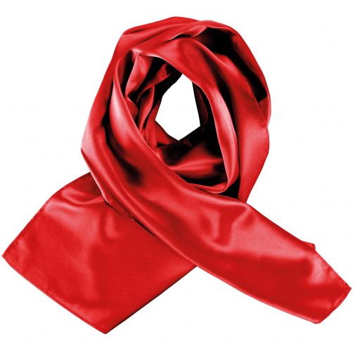 red Pañuelo satinado