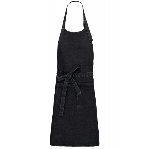 black denim Delantal sommelier