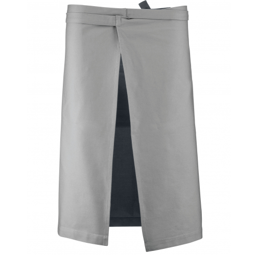light grey Delantal bodeguero largo de barman