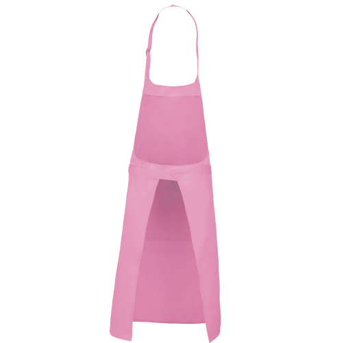 dark pink Delantal poliéster/algodón con bolsillo
