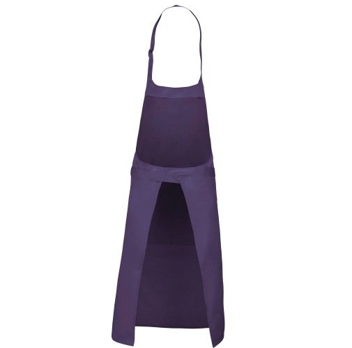 purple Delantal poliéster/algodón con bolsillo