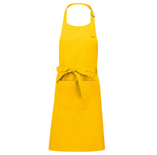 yellow Delantal poliéster/algodón con bolsillo