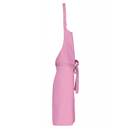 dark pink Delantal algodón sin bolsillos