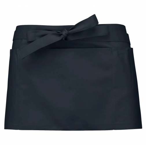 navy Delantal corto poliéster/algodón