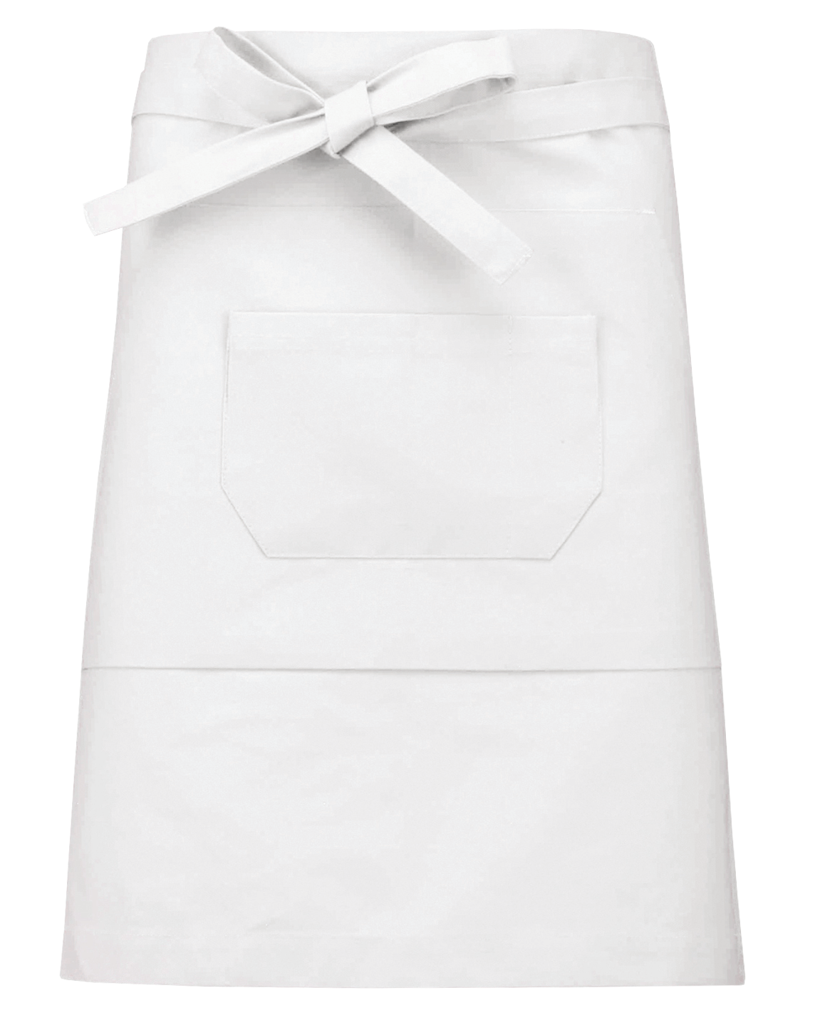 beige Delantal mediano algodón