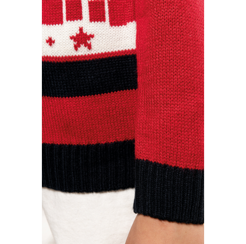 Jersey cuello redondo de Navidad infantil