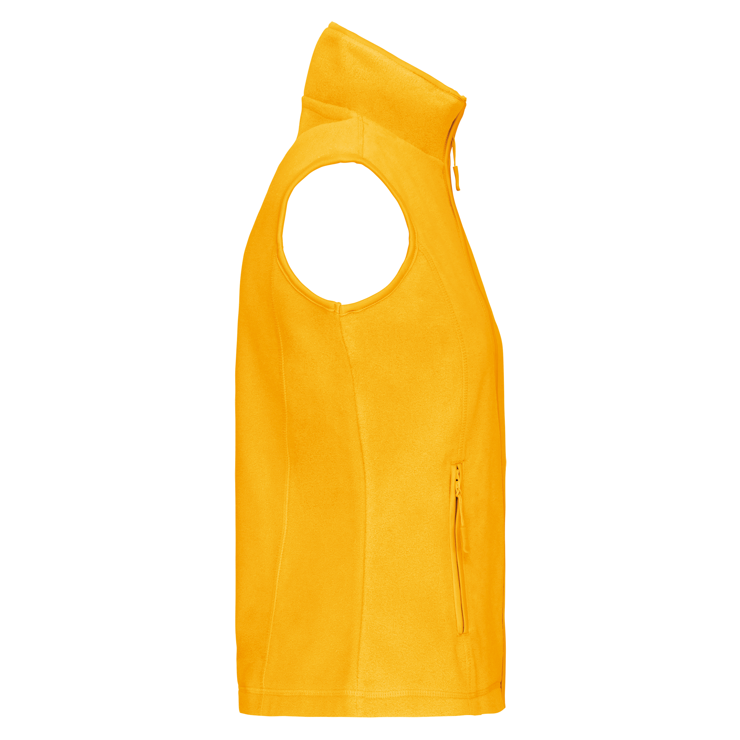 ash heather Chaleco micropolar mujer