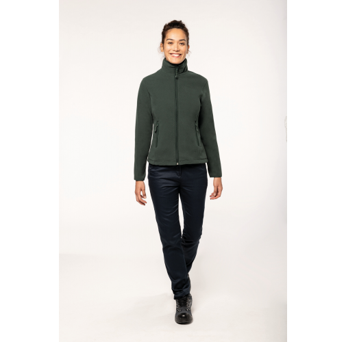 Chaqueta micropolar con cremallera mujer
