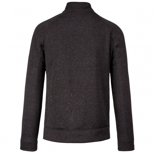 dark grey melange Chaqueta jaspeada con cremallera hombre