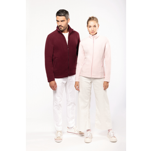 Chaqueta micropolar con cremallera hombre