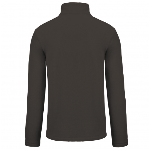 dark grey Chaqueta micropolar con cremallera hombre