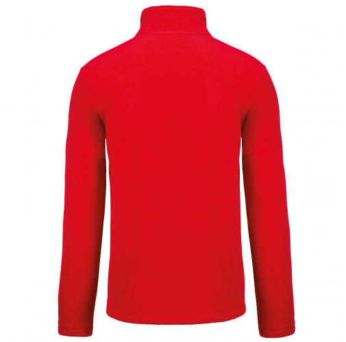 red Chaqueta micropolar con cremallera hombre