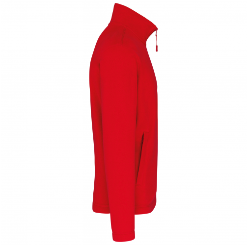 red Chaqueta micropolar con cremallera hombre