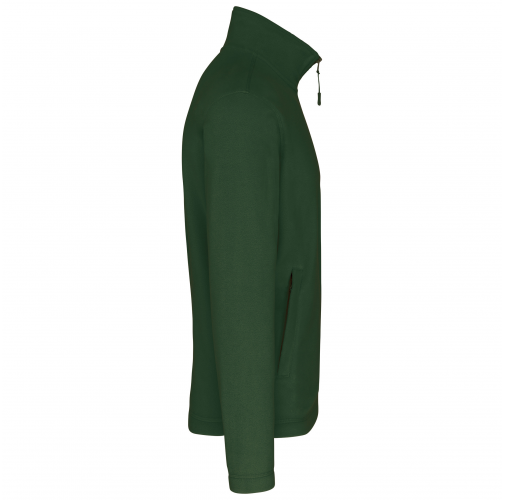 forest green Chaqueta micropolar con cremallera hombre