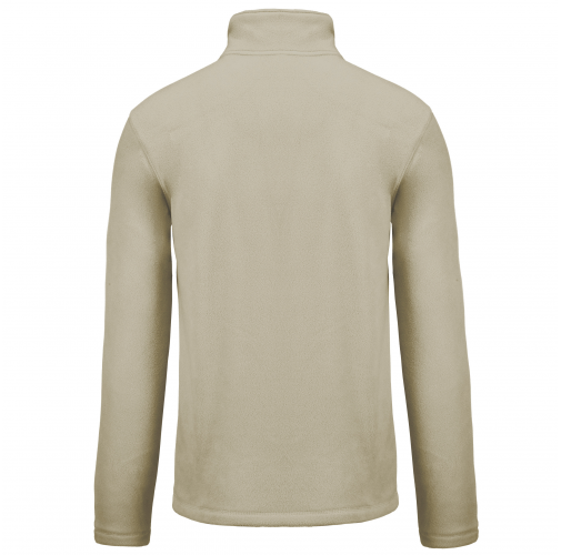 beige Chaqueta micropolar con cremallera hombre
