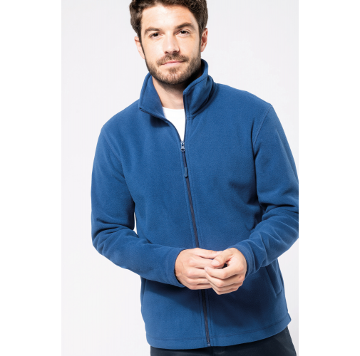 Chaqueta micropolar con cremallera hombre