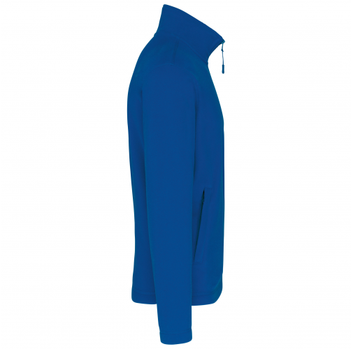royal blue Chaqueta micropolar con cremallera hombre