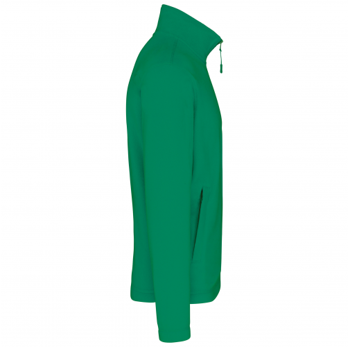 kelly green Chaqueta micropolar con cremallera hombre