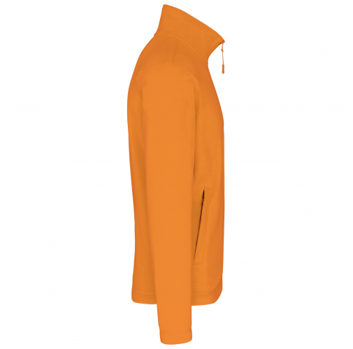 orange Chaqueta micropolar con cremallera hombre