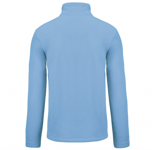 sky blue Chaqueta micropolar con cremallera hombre