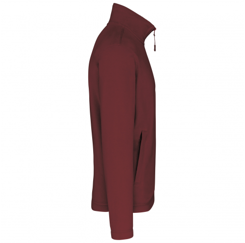 wine Chaqueta micropolar con cremallera hombre