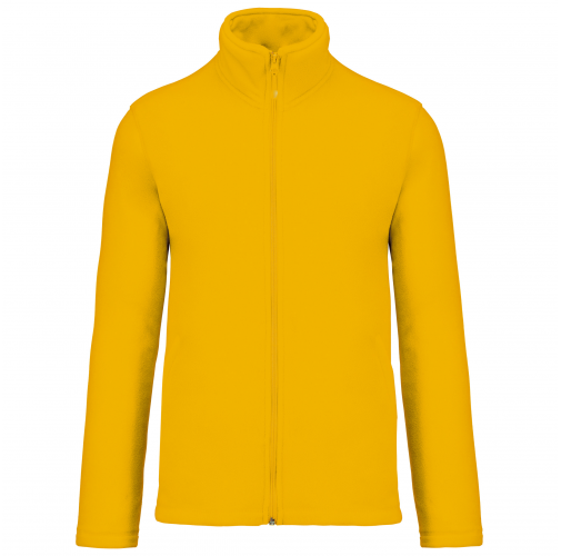 yellow Chaqueta micropolar con cremallera hombre