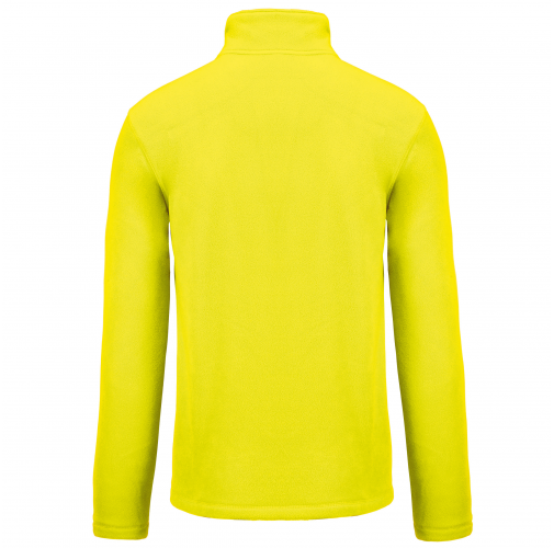 fluorescent yellow Chaqueta micropolar con cremallera hombre
