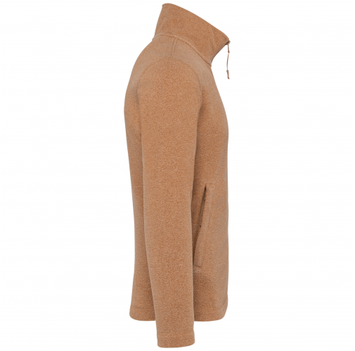 camel heather Chaqueta micropolar con cremallera hombre