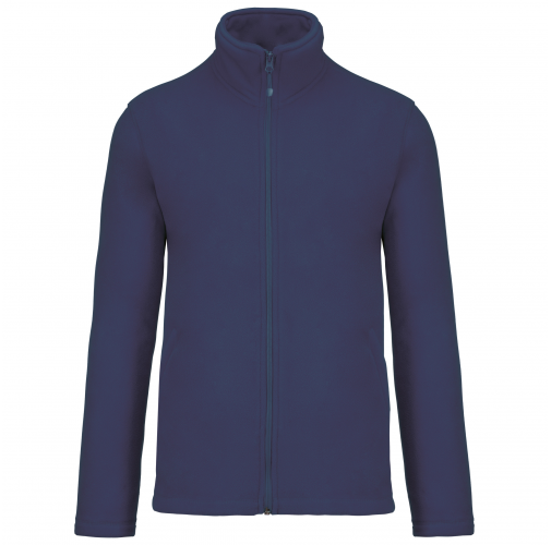 deep blue Chaqueta micropolar con cremallera hombre