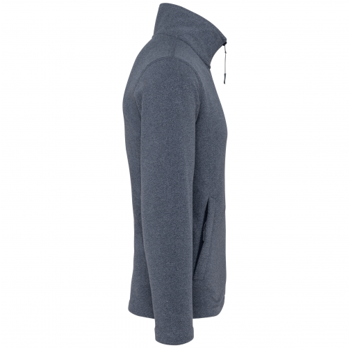 french navy heather Chaqueta micropolar con cremallera hombre