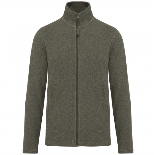 green marble heather Chaqueta micropolar con cremallera hombre