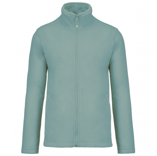 sage Chaqueta micropolar con cremallera hombre