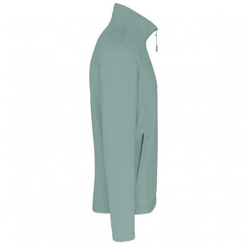 sage Chaqueta micropolar con cremallera hombre