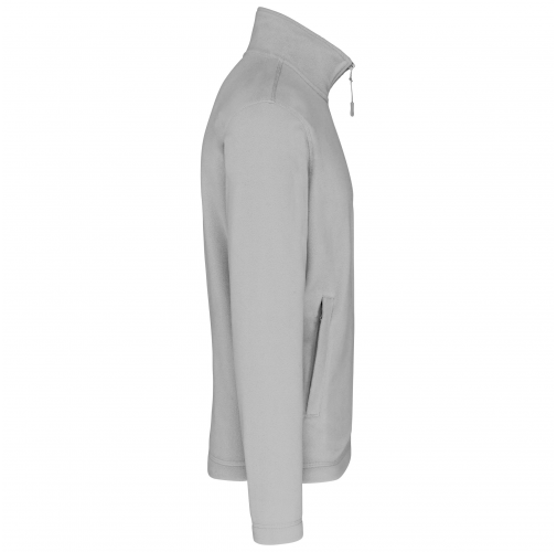 snow grey Chaqueta micropolar con cremallera hombre