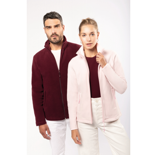 Chaqueta micropolar con cremallera hombre