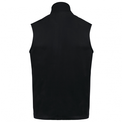 black Chaleco micropolar ecorresponsable - Unisex