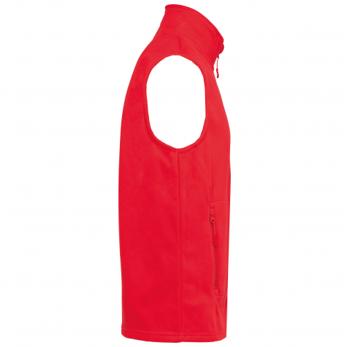 red Chaleco micropolar ecorresponsable - Unisex